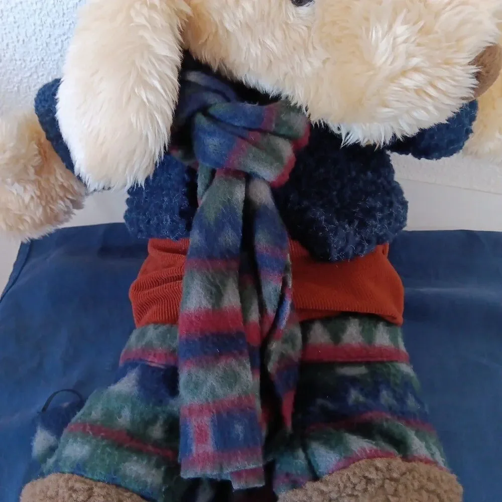 1997 Le Mutt Dog Plush Floppy Dog Outfit Pants Shoes Jacket Stocking Cap Fleece